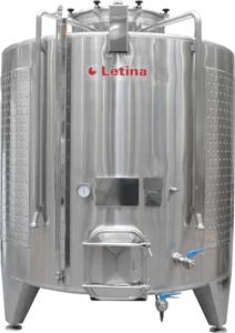 Pump-over Fermenter large capacity with large manhole cover